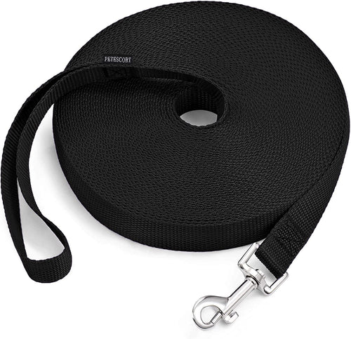 Dog Leash for Small Medium Large Dogs,Long Dog Leashes for Obedience Recall Training,Camping,20Ft,Black